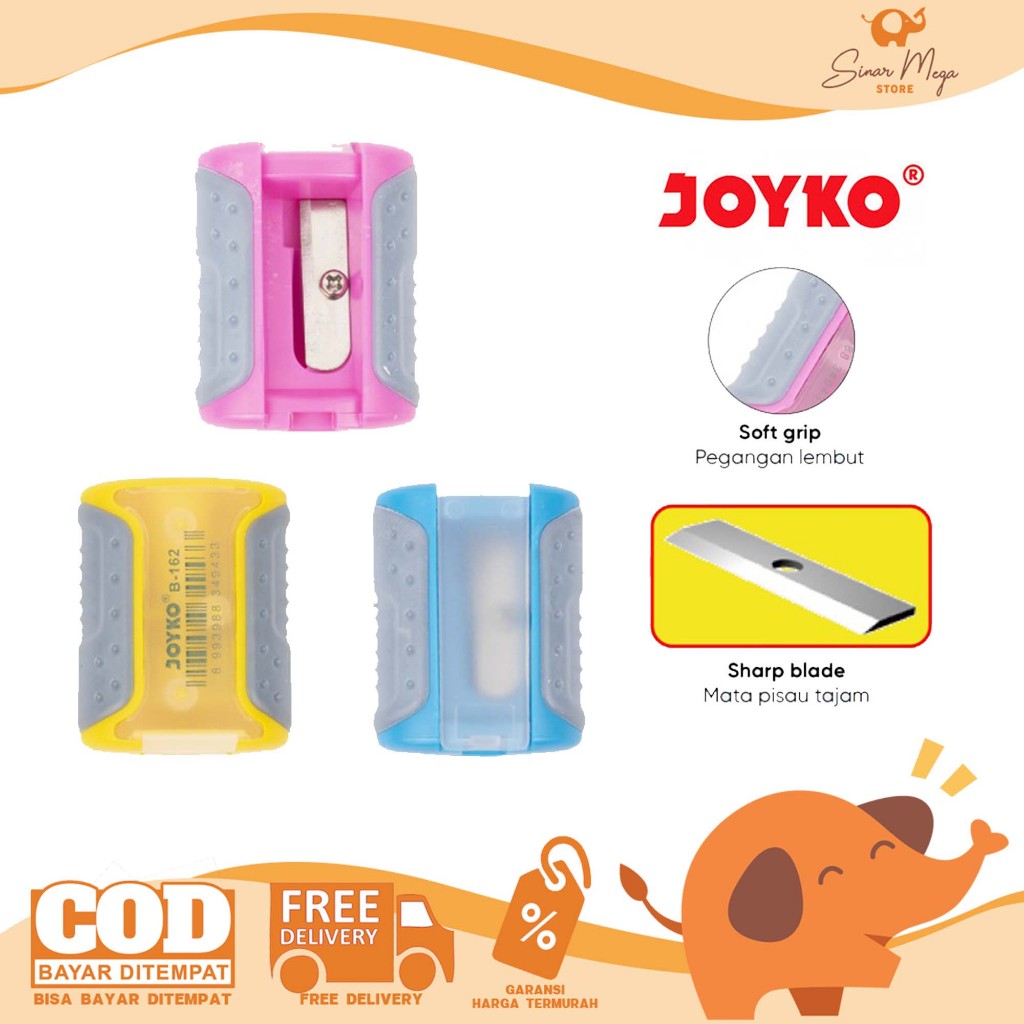 Jual Joyko Serutan B-162 / Joyko Sharpener Rautan Serutan Peruncing ...