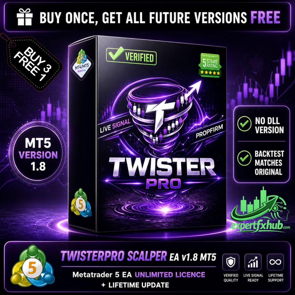 Jual v1.8 TwisterPro Scalper EA Metatrader 5 Expert Advisor ftmo prop ...