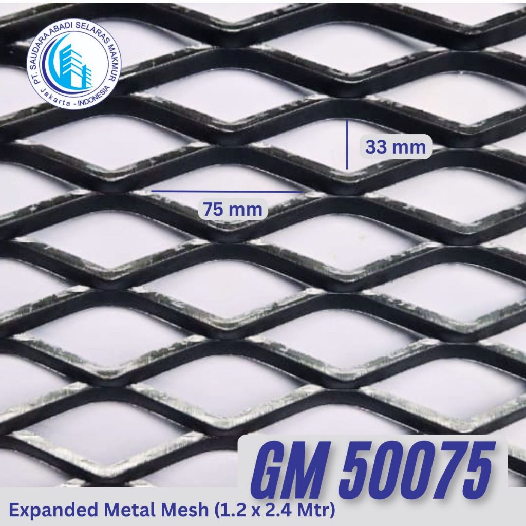 Jual Expanded Metal 50075 / Expanded Mesh GM 50075 Expanda Diamond Mesh ...