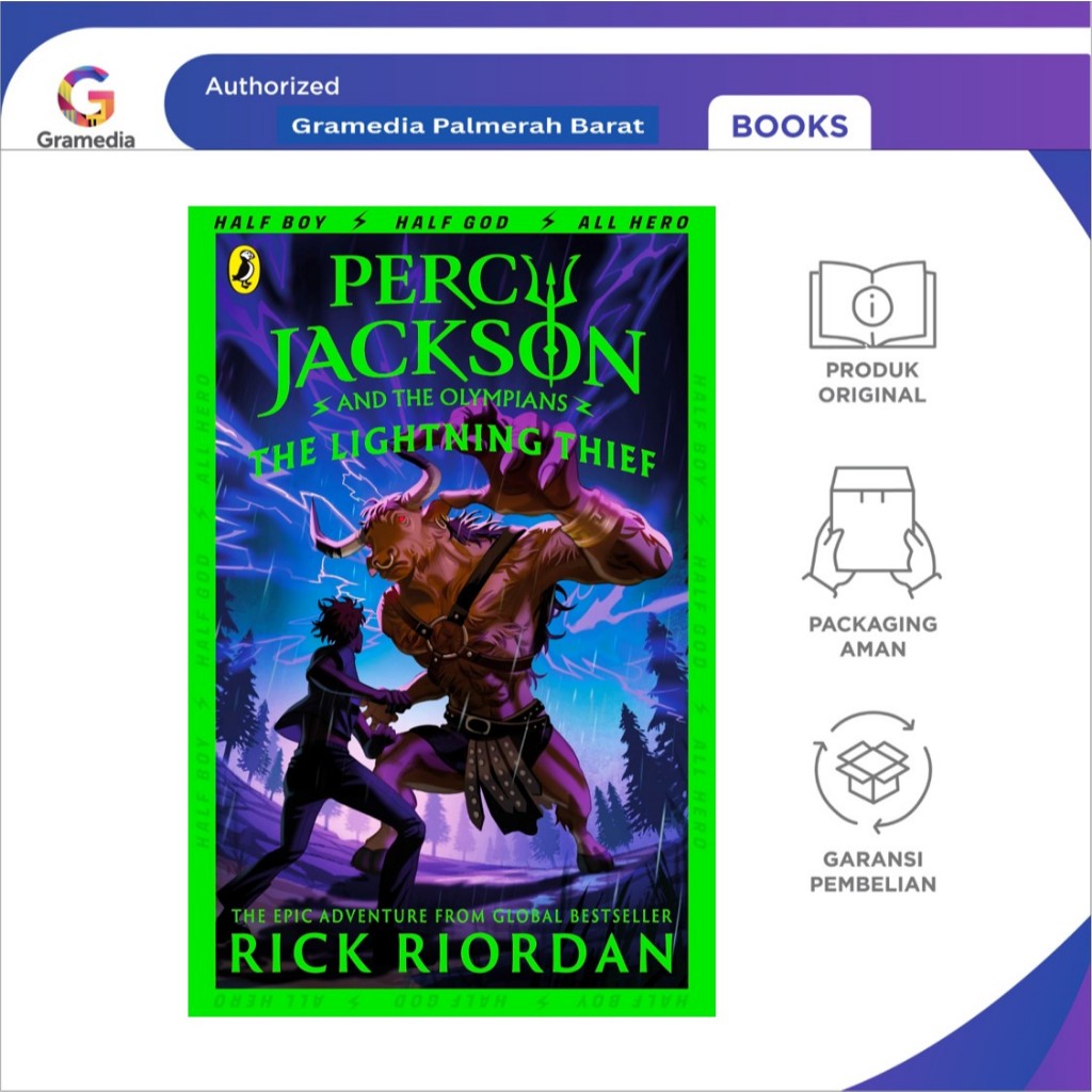 Jual Percy Jackson And The Olympians, Book One: The Lightning Thief ...
