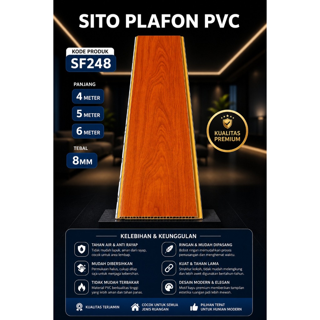 Produk PLAFON PVC INTERIOR JAKBAR | Shopee Indonesia