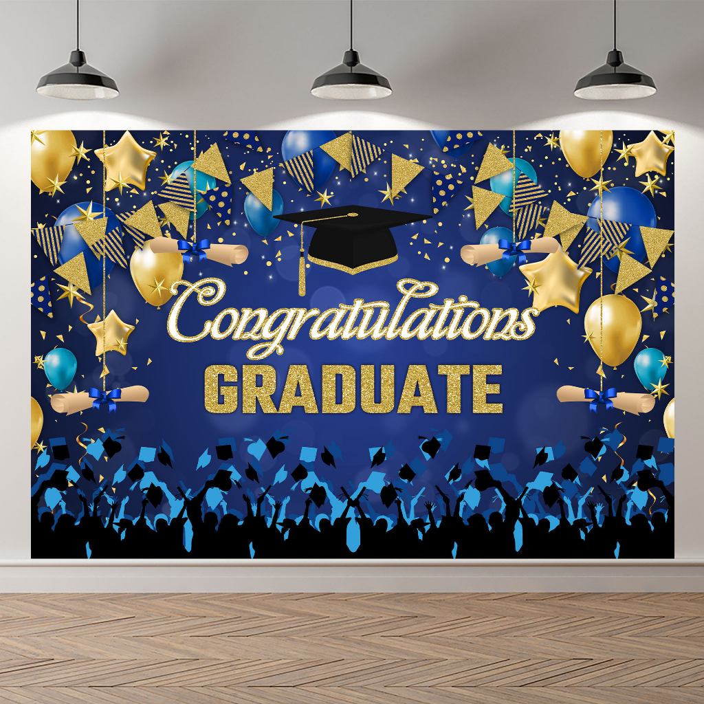 Jual Kain latar belakang banner acara sekolah musim kelulusan wisuda ...
