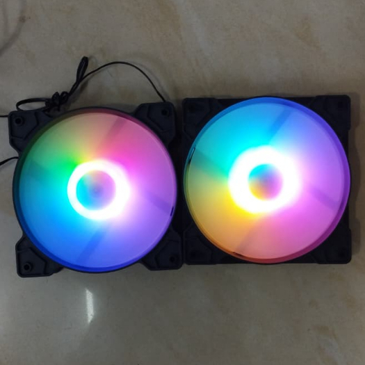 Jual Armaggeddon Fan Led Cooler 12cm Led RGB / Blue / Red - Fan Casing ...