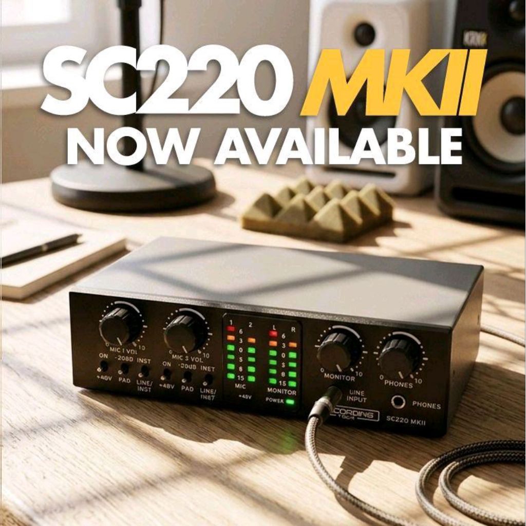 Jual Recording Tech RT SC220 MK2 24bit/192KHz Audio Interface USB Live ...