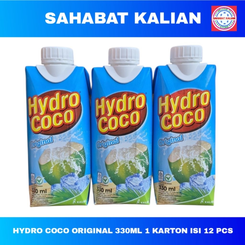 Jual Hydro Coco 330ml 1 Karton Isi 12 Pcs | Shopee Indonesia
