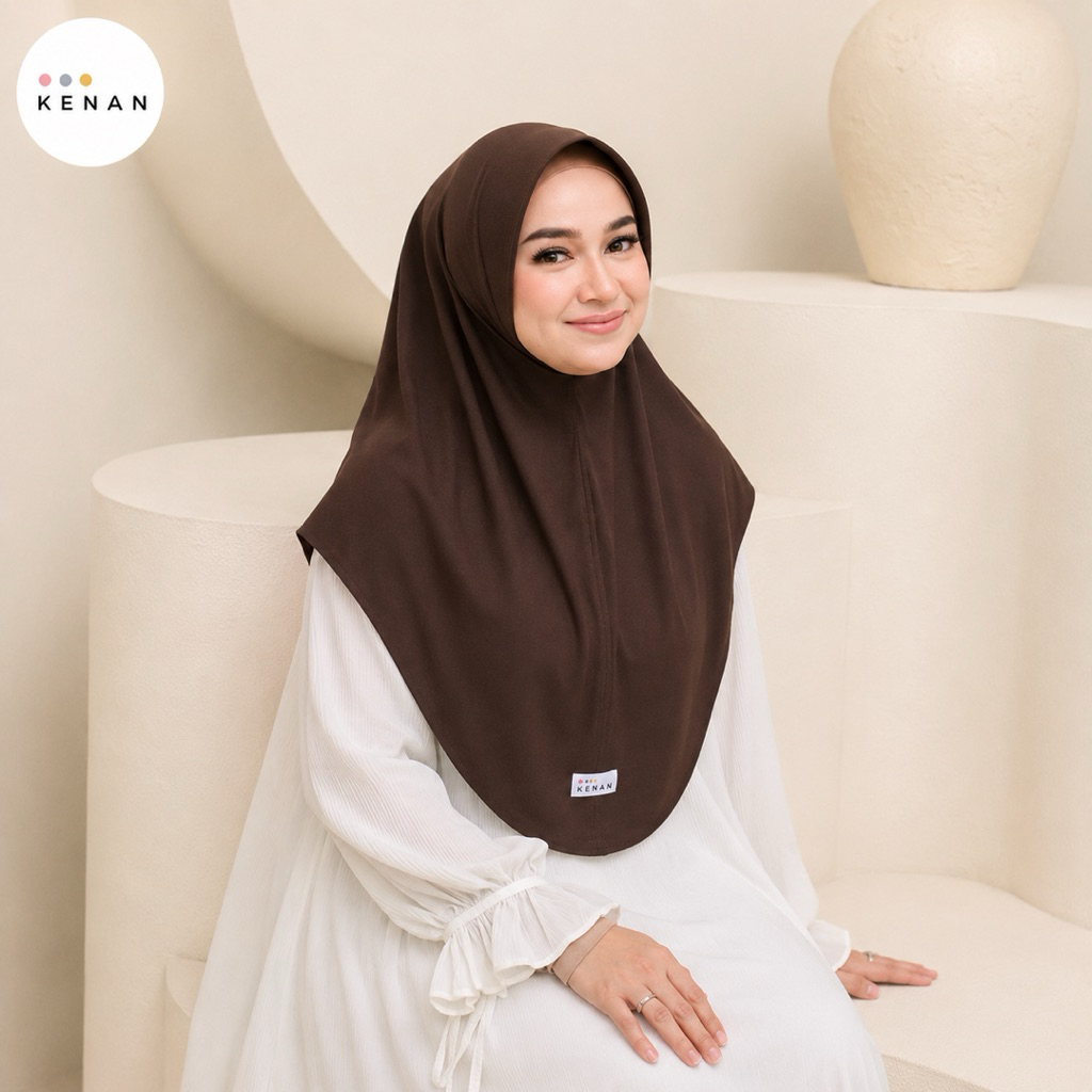 KENAN - Lana Instan Hijab Bergo Daily Size L