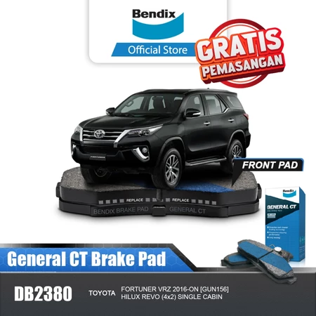 Bendix Kampas Rem Depan Mobil Toyota Fortuner VRZ 2016-ON DB2380GCT