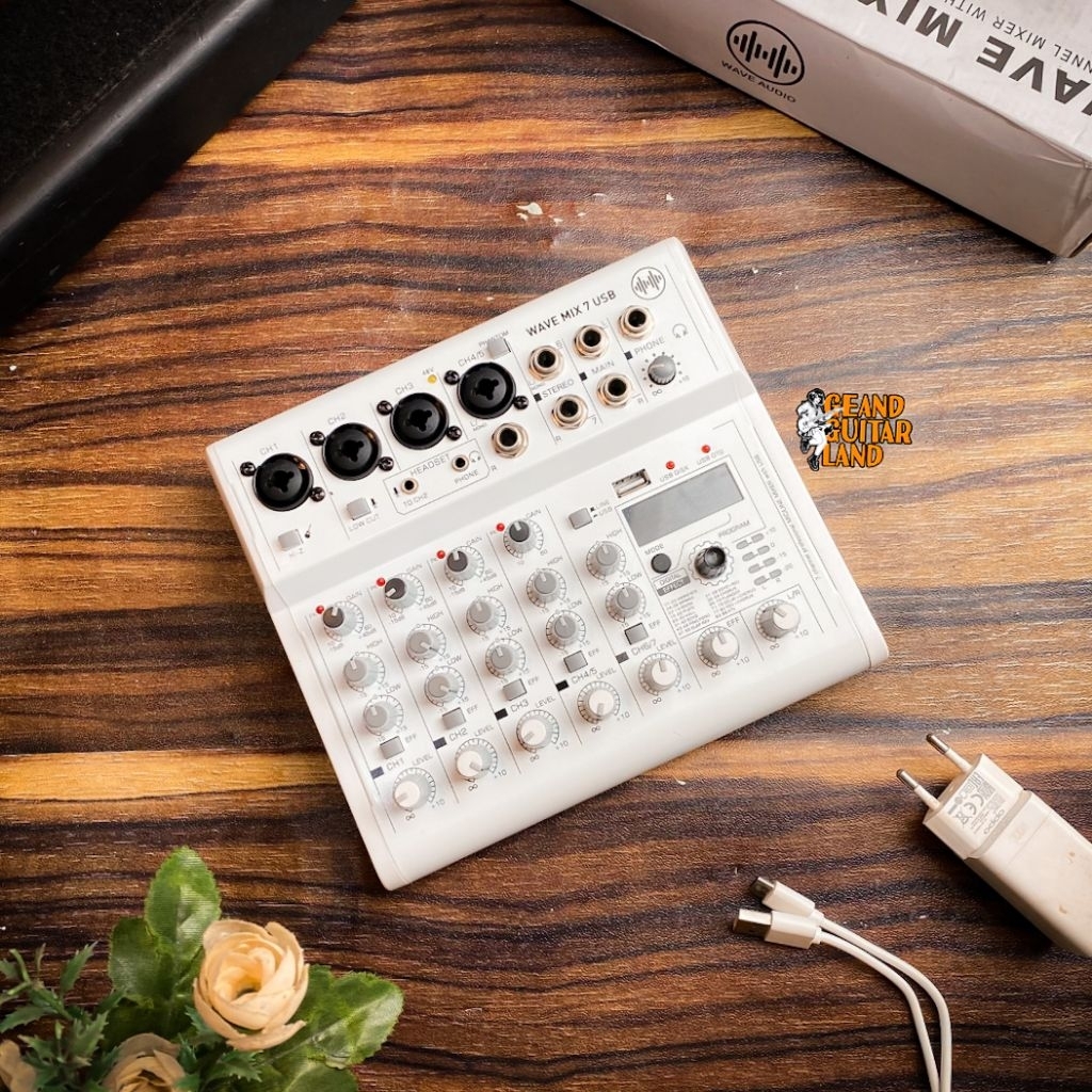 Jual Wave Audio Wave Mix 7 USB 7 Channel Mixer with Audio Interface ...