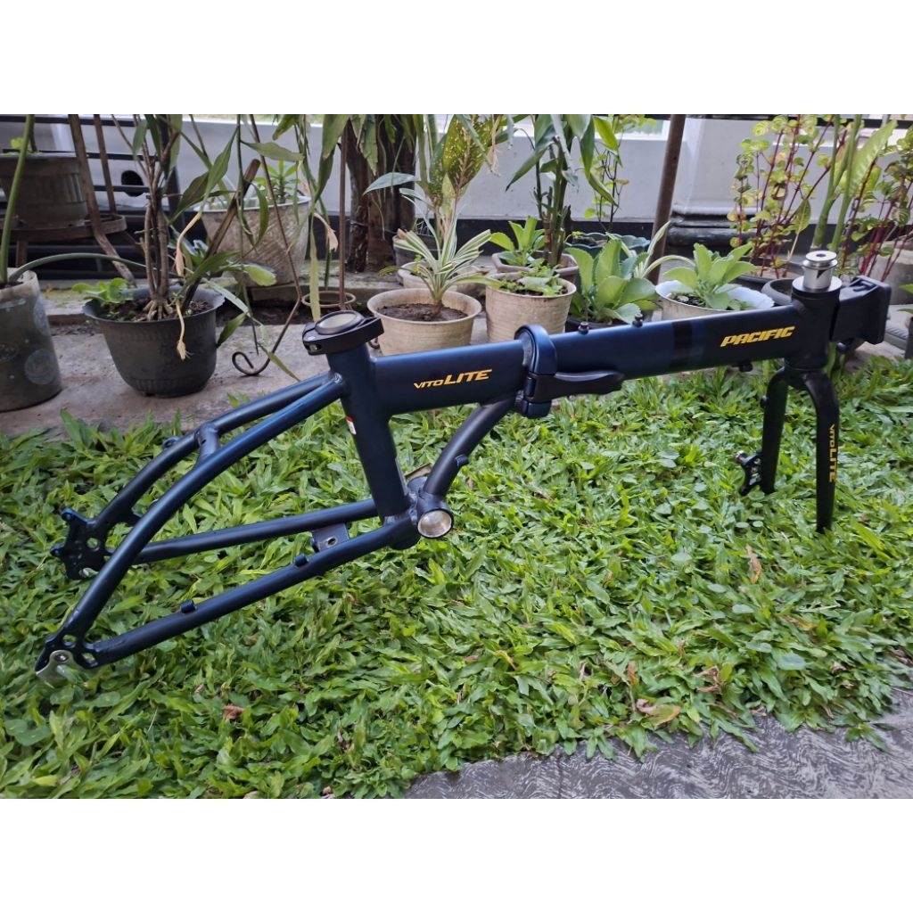 Jual frame pacific vito lite ring 16 plus sepeda lipat muluss | Shopee ...