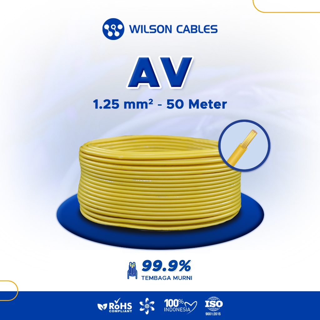Jual WILSON CABLES - AV 1.25 mm² (50 Meter) - Kabel Otomotif Tembaga ...