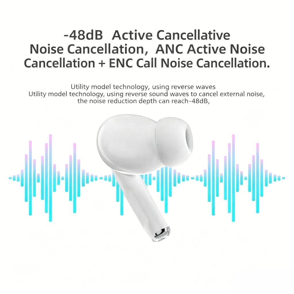 Jual [COD] Headset TWS A9 PRO Bluetooth V5.4 Earphone Bluetooth ANC ENC ...