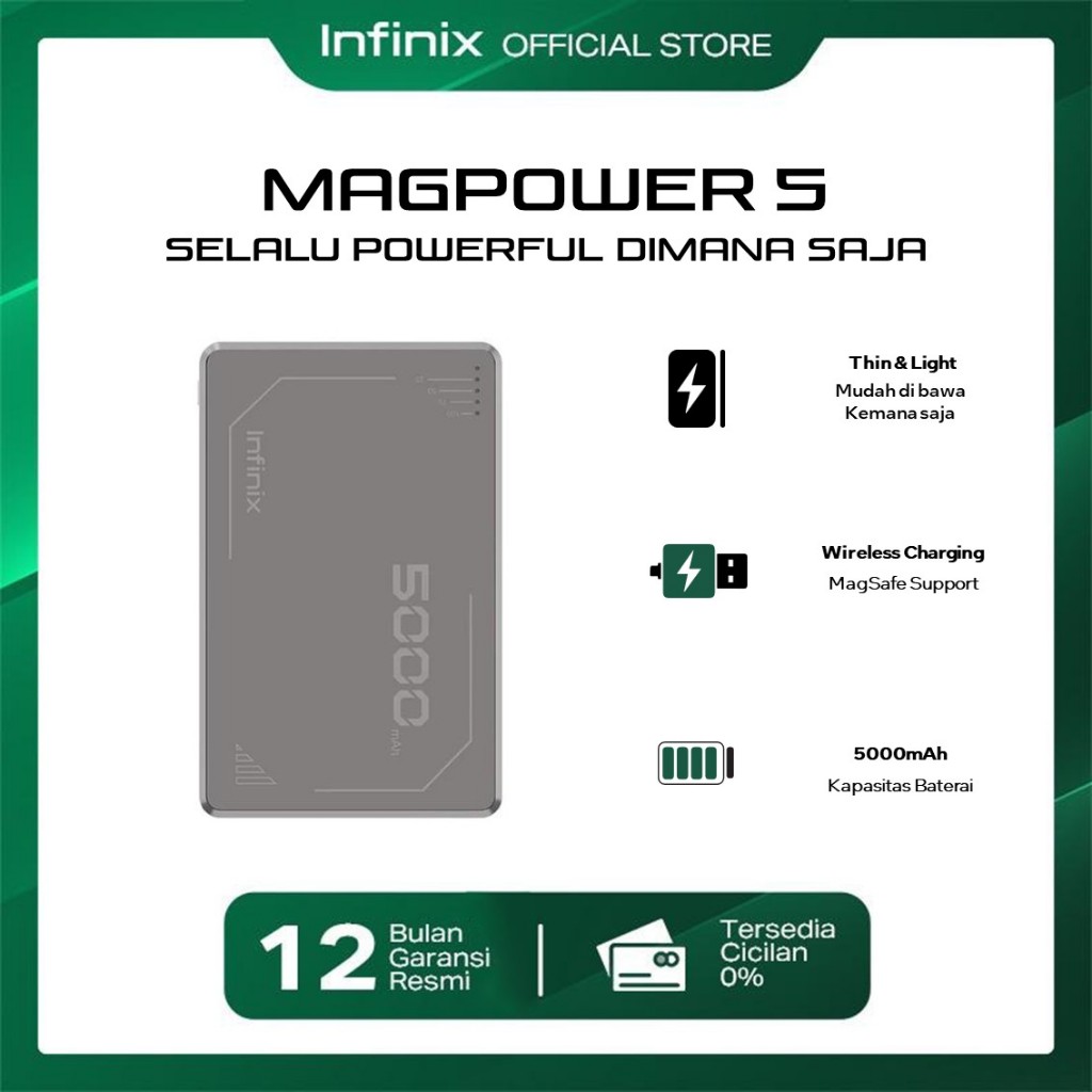 Jual Infinix Magpower XP06 - 5000Mah Wireless Charger Powerbank ...