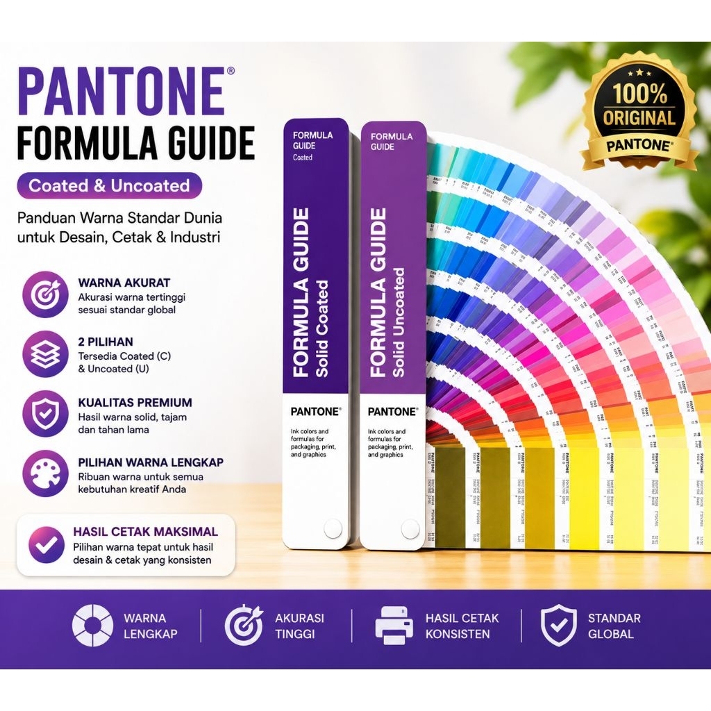 Jual PANTONE Color Guide Card International Standard Matte Warna ...