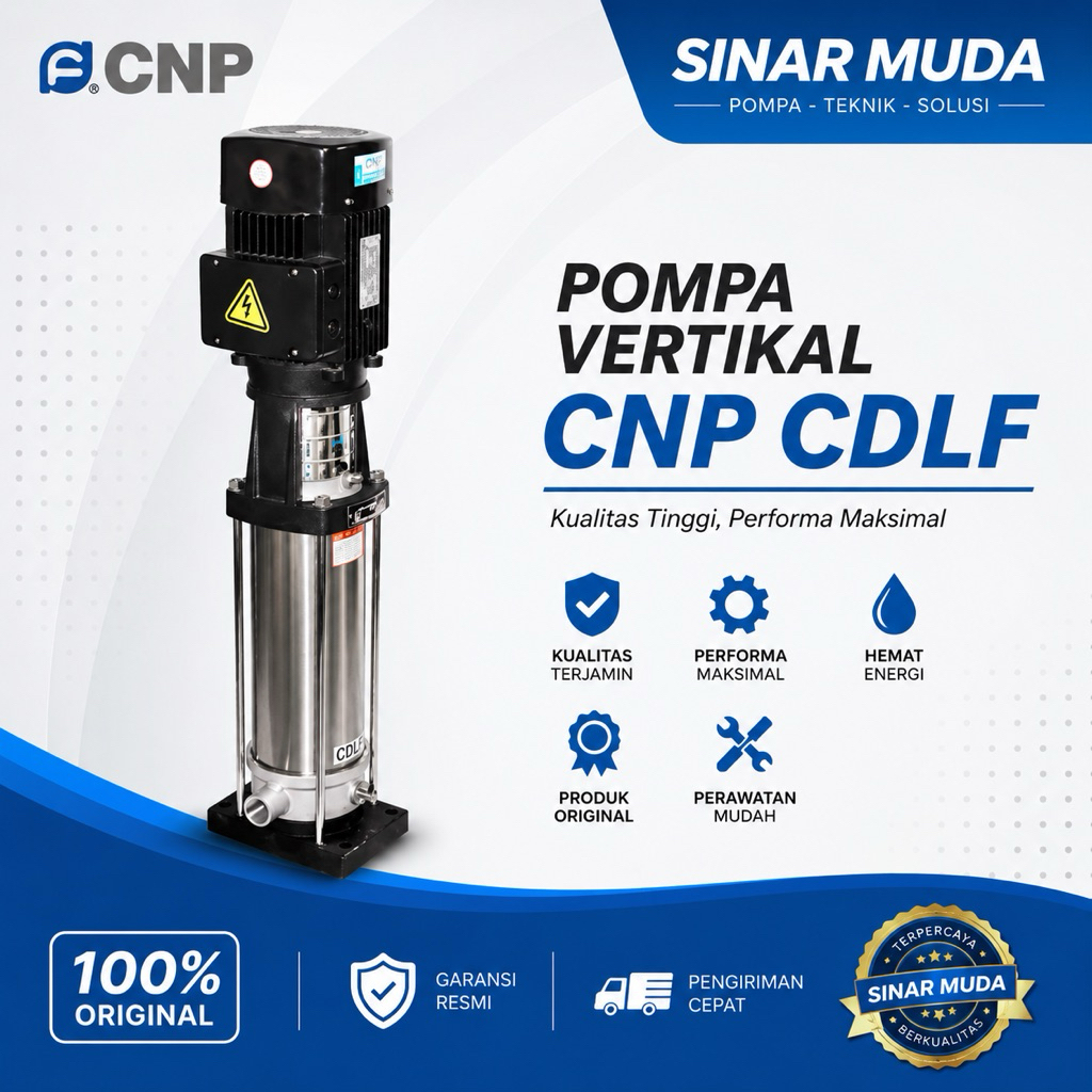 Jual POMPA CNP CDLF 42-20 7,5 kW VERTICAL MULTISTAGE PUMP | Shopee ...