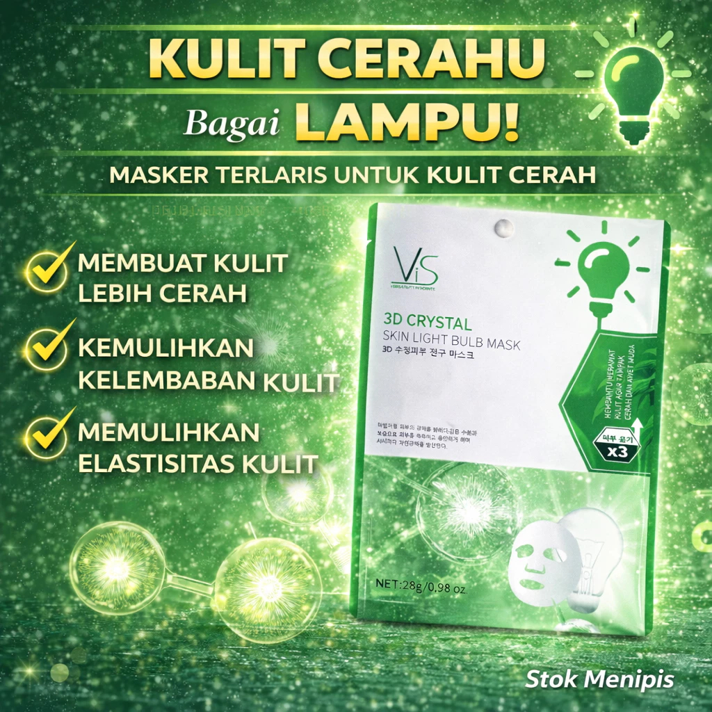Jual ViS DL-H DLH DaiLaiHo Official Brightening Moisturizing Mask ...