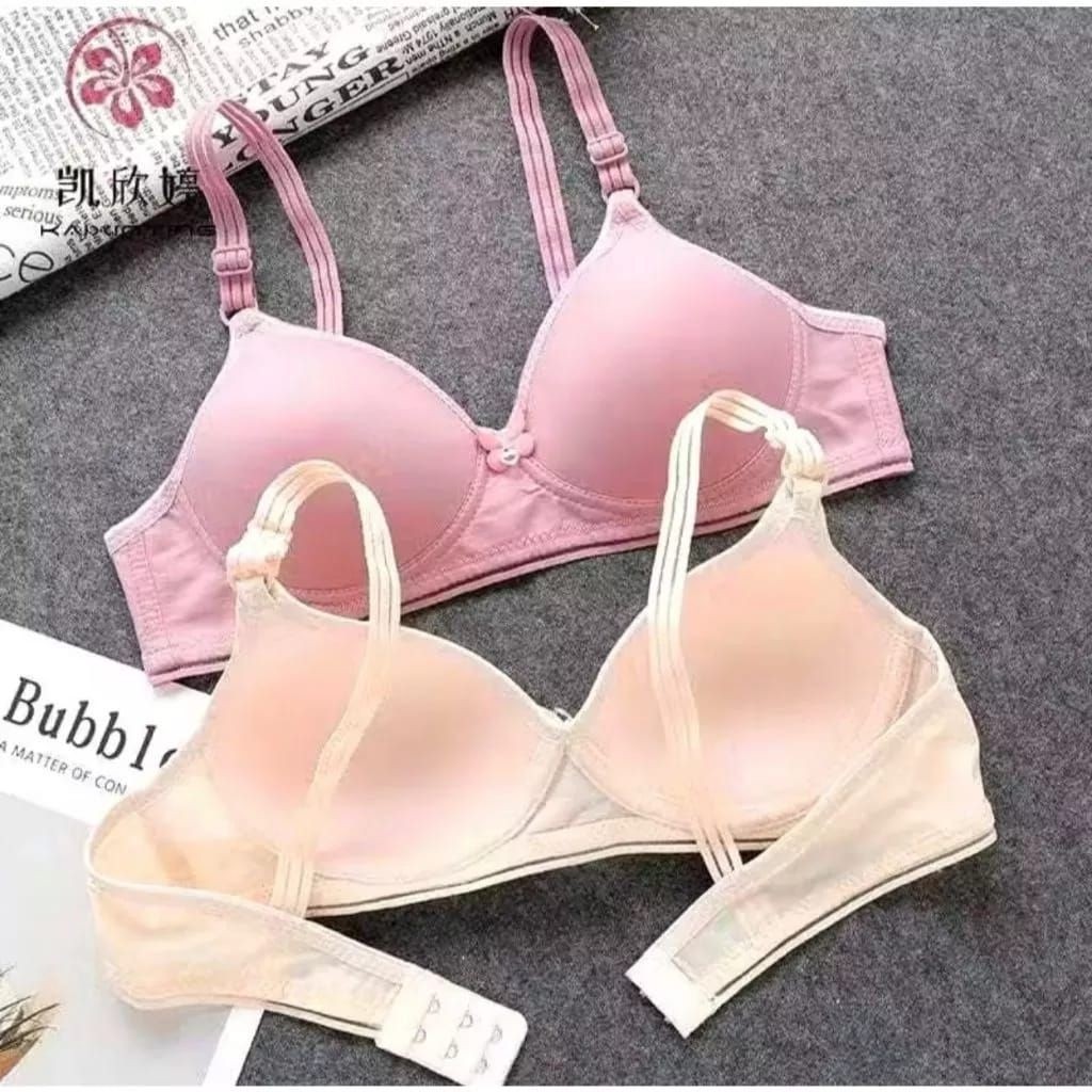 [Paket isi 12pcs] BH wanita push up bra / Bra wanita 3 pengait / Bra Wanita Tanpa Kawat