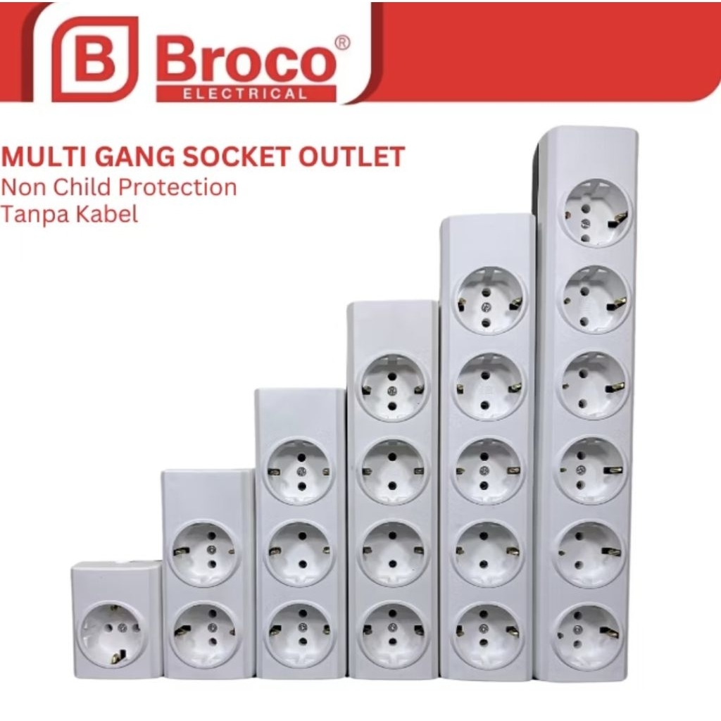 Jual Terminal colokan Broco 1L 15130, 2L 15321, 3L 15330, 4L 15340, 5L ...