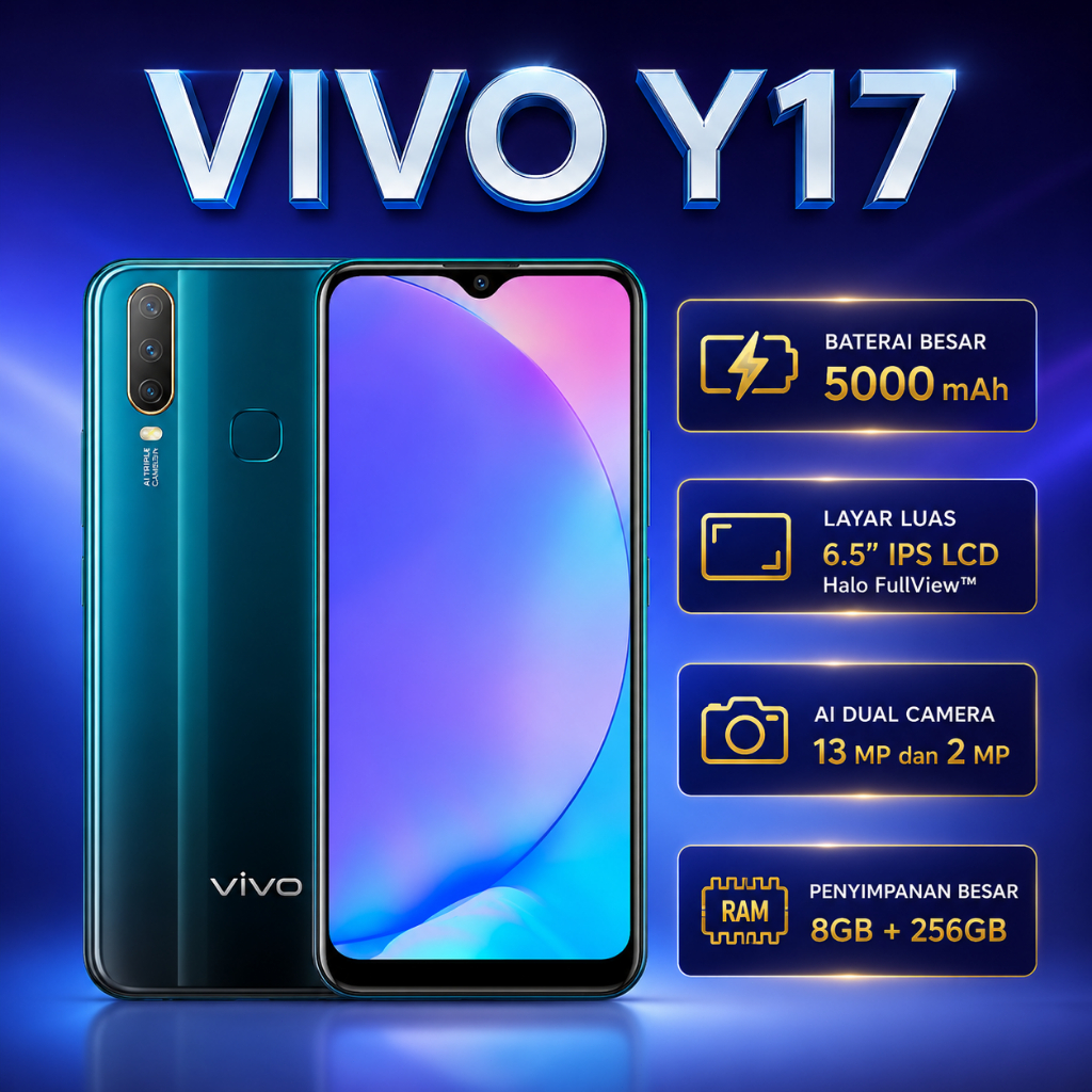 Smartphone Vivo Y17 RAM 8-256GB ANDROID