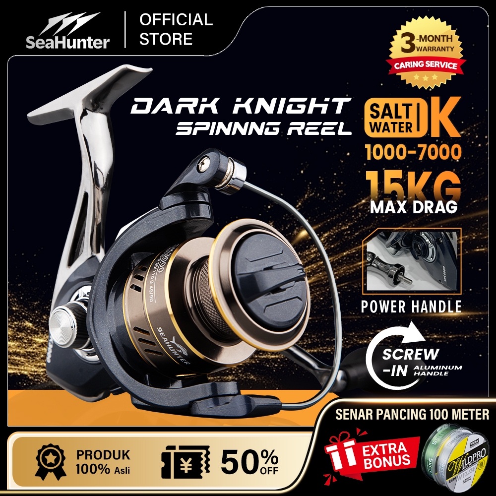 Jual [OFFICIAL] SeaHunter DK Reel Pancing Power Handle,Full Besi ...