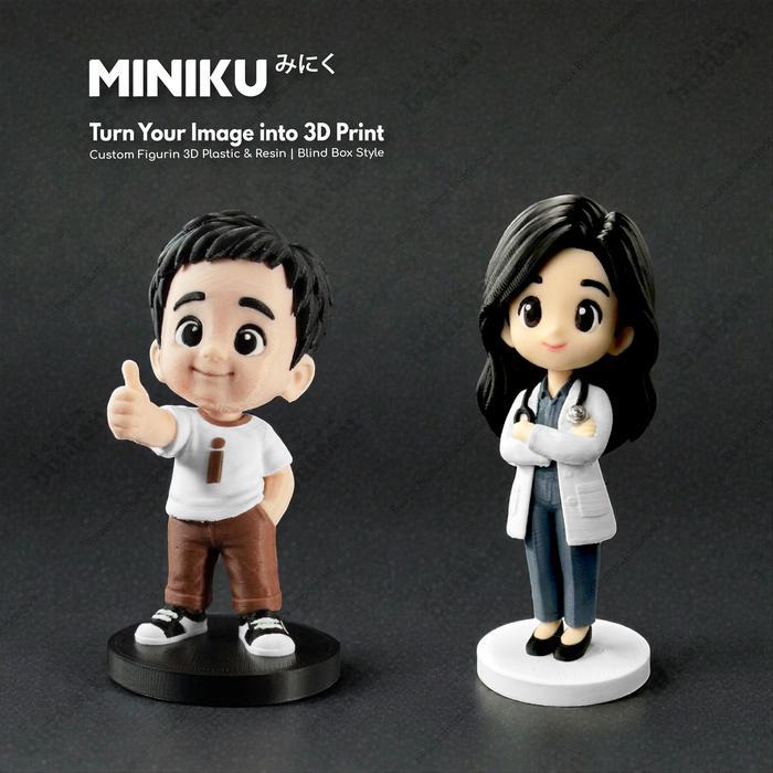 Jual MINIKU Cetak 3D Custom Karakter Miniatur Figurin Model | Shopee ...