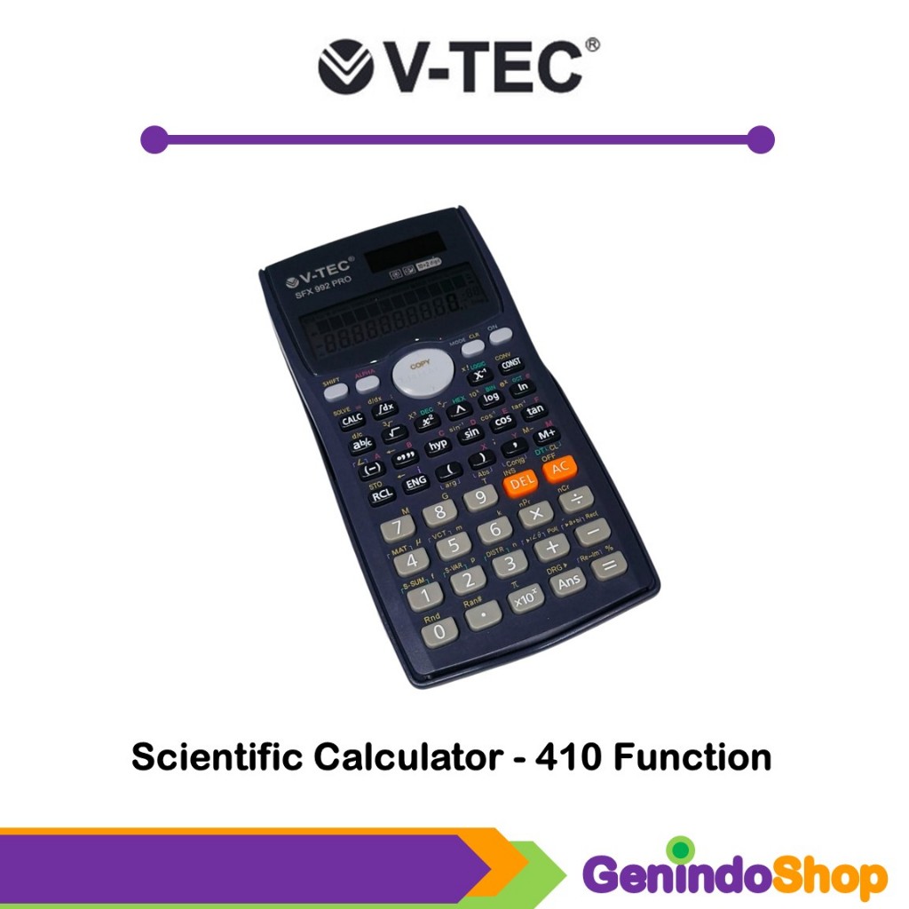 Jual Kalkulator / Calculator Scientific Ilmiah Sekolah V-Tec SFX 992 ...