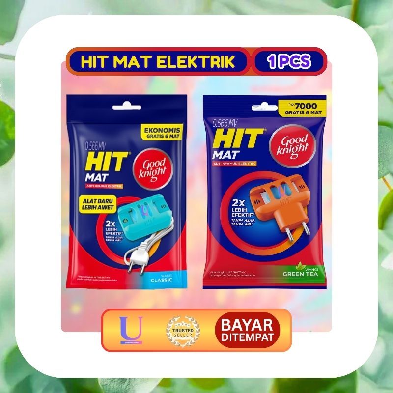 Jual Hit Mat Elektrik Alat & Refill Anti Nyamuk Listrik Plus Lampu ...