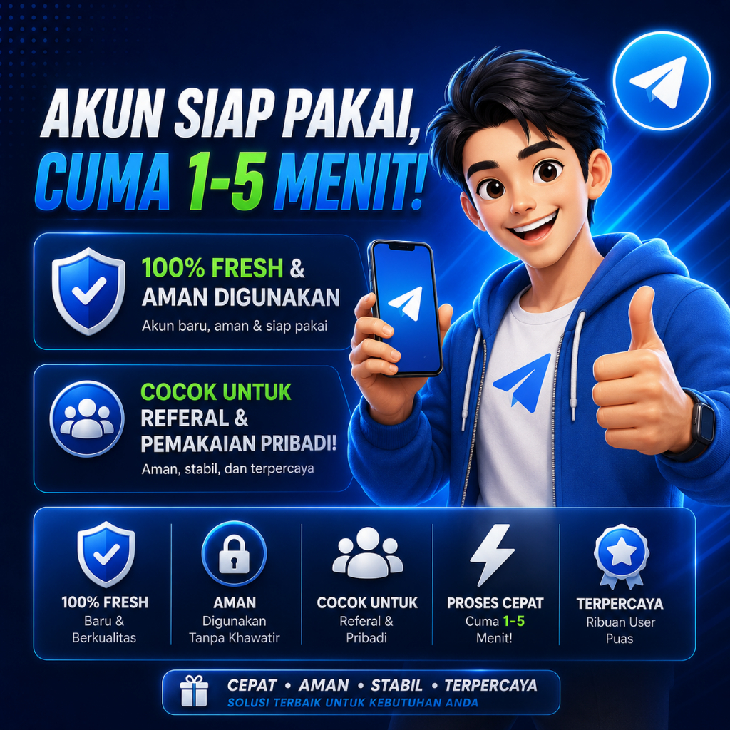 Jual Akun Telegram Fresh Proses Cepat Hanya 1-5 Menit | Shopee Indonesia