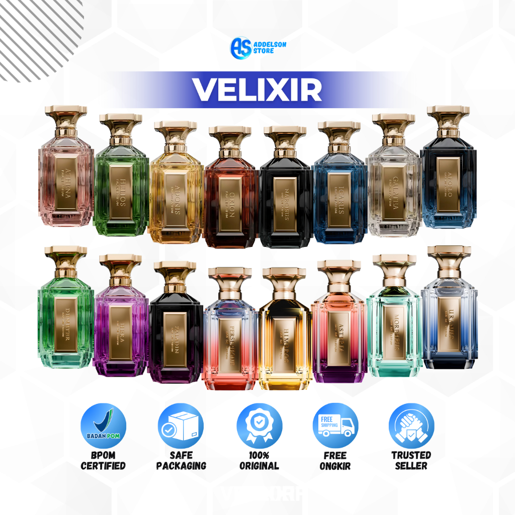 Jual Parfume Velixir All Varian 100ml / 35ml - Icarus, Helios, Adonis ...