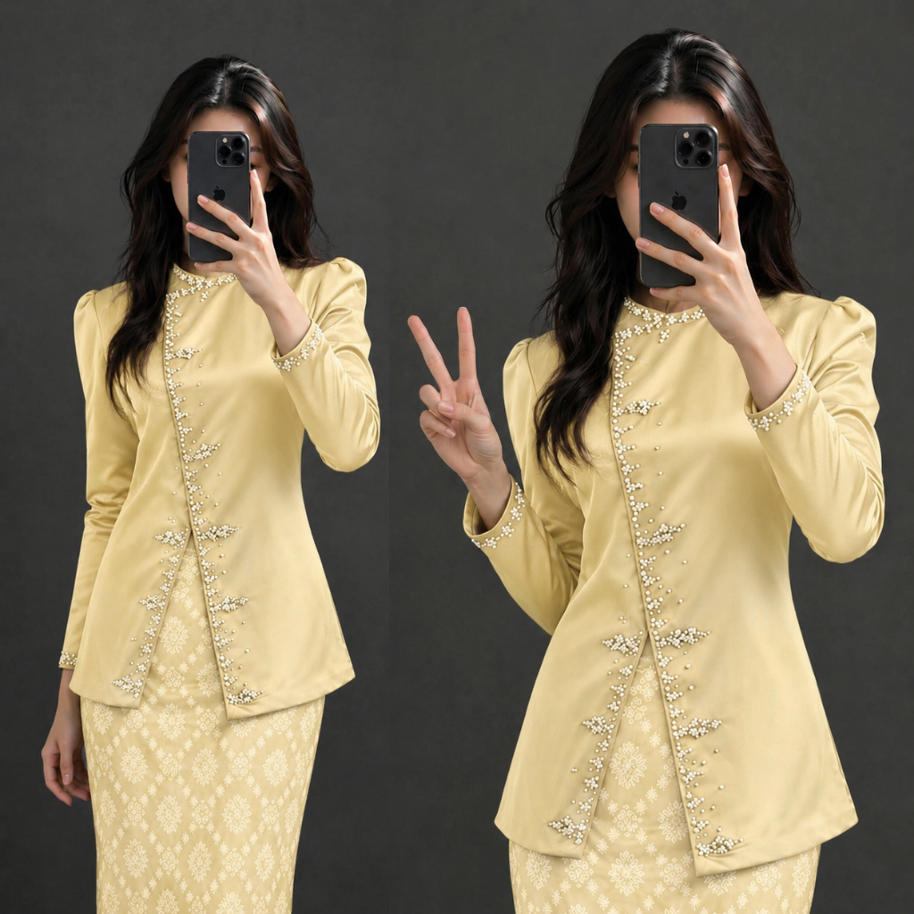 Jual ONE SET INARA BAJU KURUNG MELAYU + ROK SONGKET KEBAYA WISUDA ...