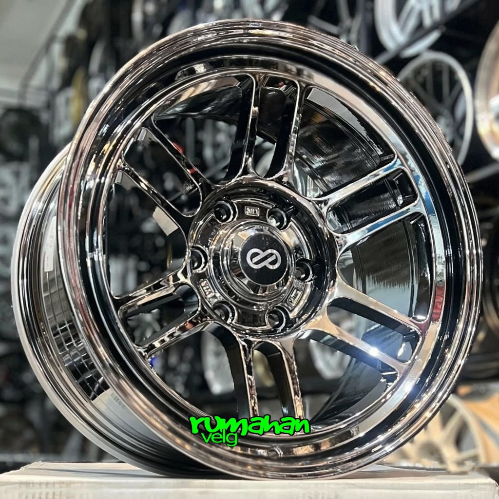 Jual velg ENKEI RPT BLACK CHROME ring 18 lebar 9 velg mobil r18 pajero ...