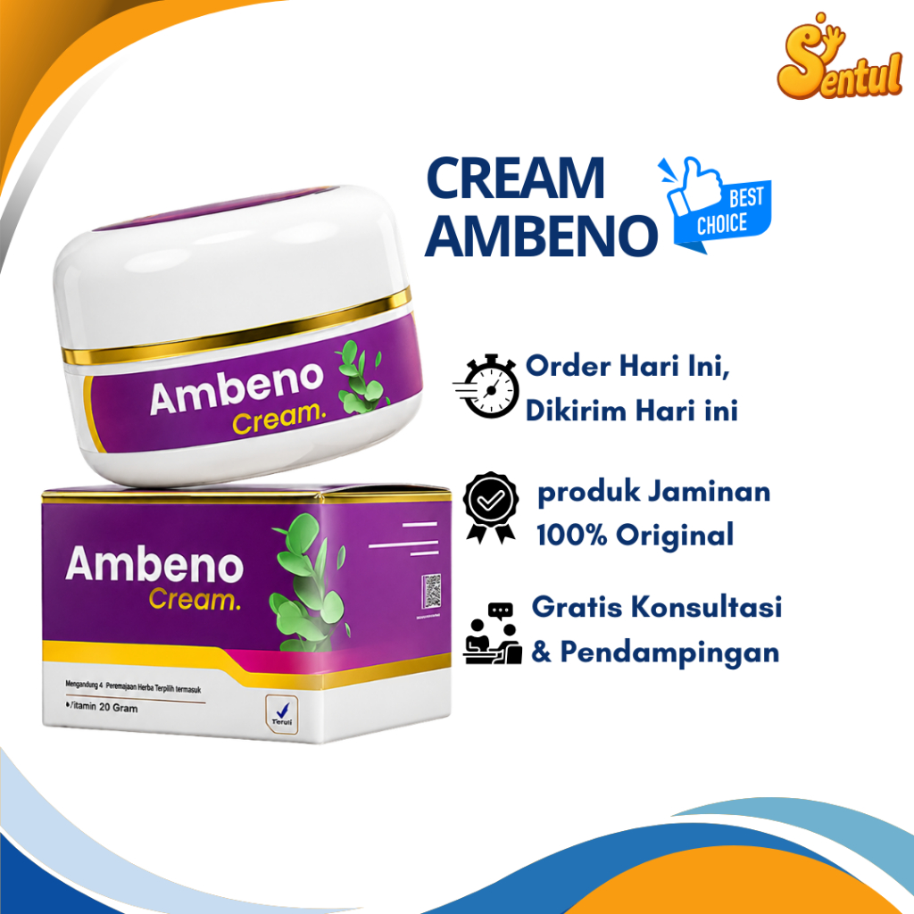 CREAM AMBENO Original Atasi Penyakit Ambeyen dan Wasir Sangat Ampuh