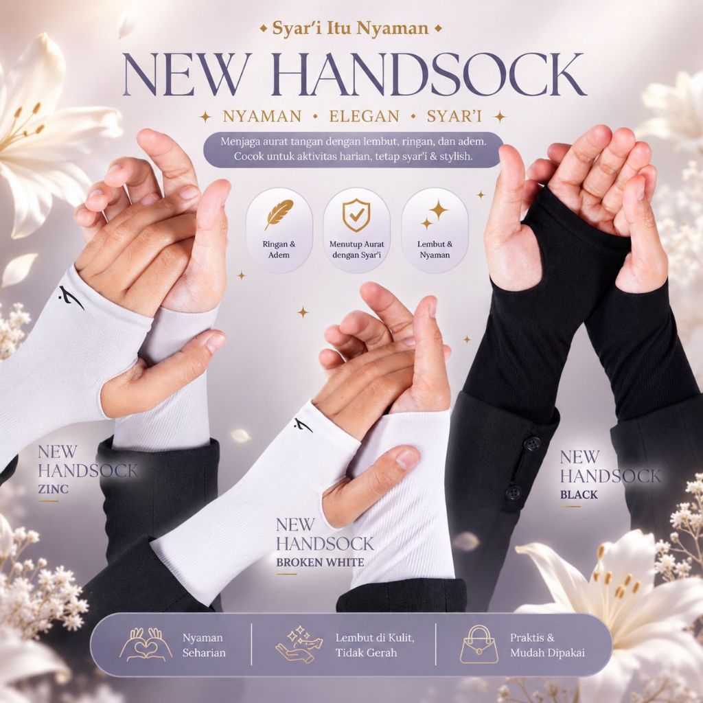 Jual Khadijah Indonesia - Handsock Jempol Anti-UV | Manset Tangan ...