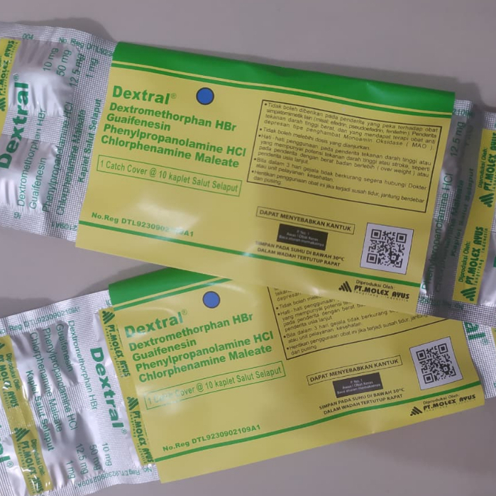 Jual Obat Batuk Dextral Kapsul 1 Strip ISI 10 TABLET | Shopee Indonesia