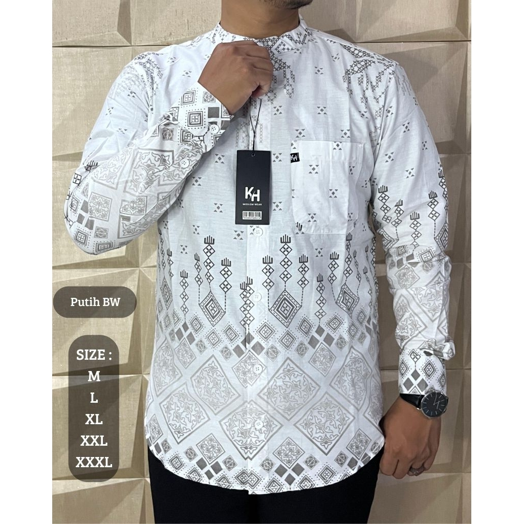 KEMEJA KOKO Erkhape n54 ADA size JUMBO