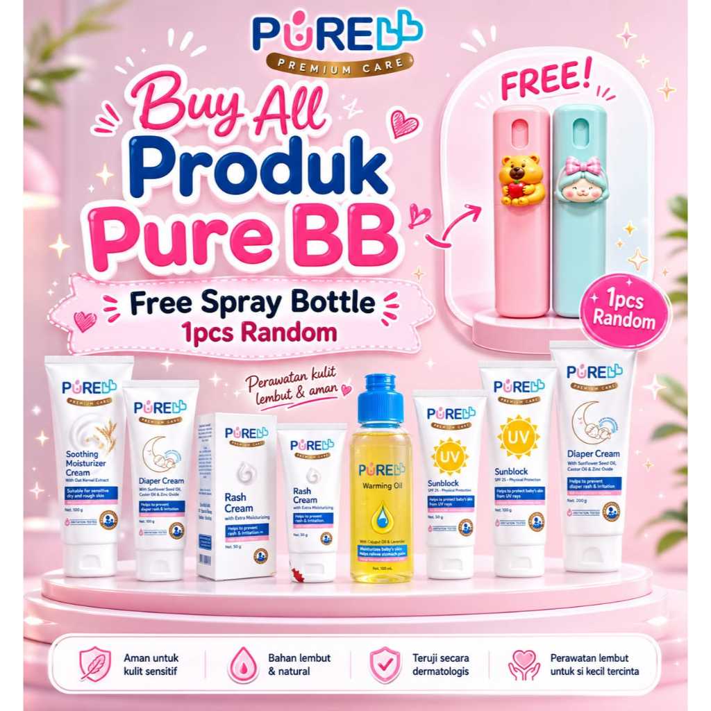 Jual PureBB Pure BB Pure Baby Warming Oil with Cajuputi dan Lavender ...