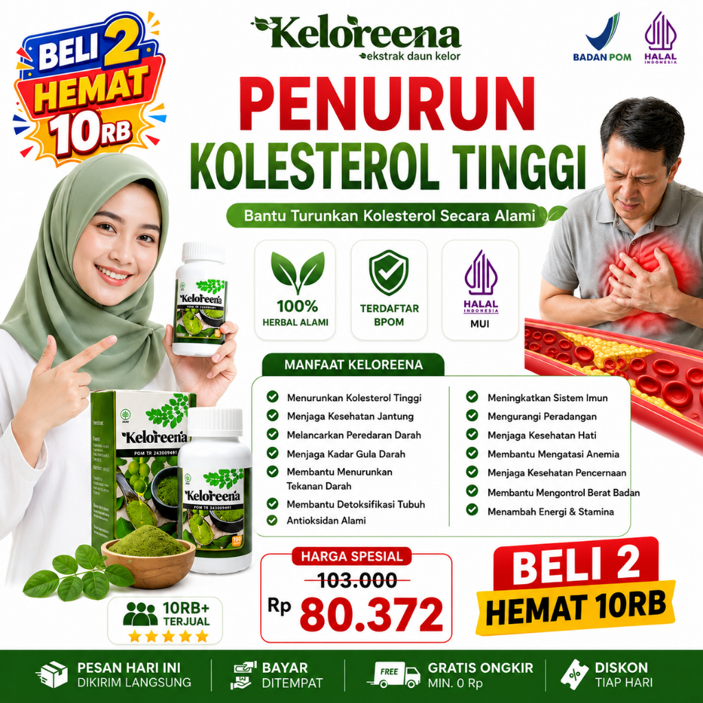 Obat Penurun Kolesterol Tinggi Tinggi Paling Ampuh Dengan Keloreena Kapsul Namun Setiap Individu Hasilnya Bisa Berbeda beda