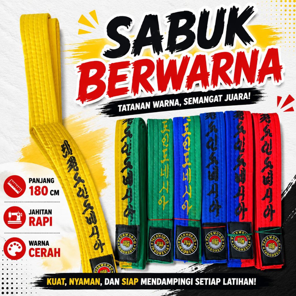 Jual Sabuk Taekwondo berkualitas, tebal, panjang | Shopee Indonesia