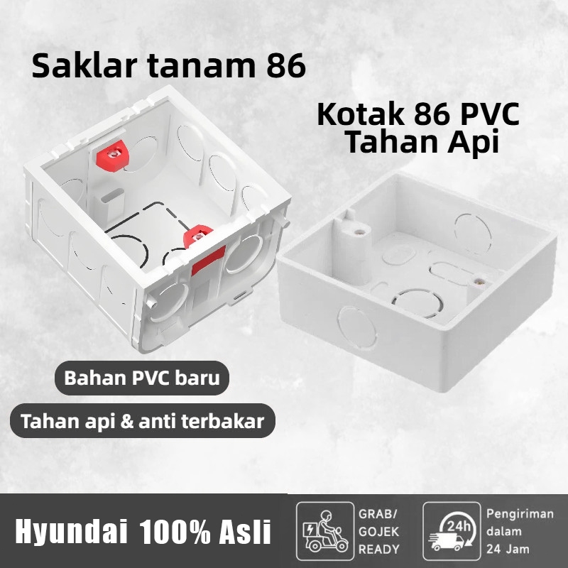 Jual Inbow Dus 86mm Putih Mangkok Box Stop Kontak/Saklar Kotak Dus ...