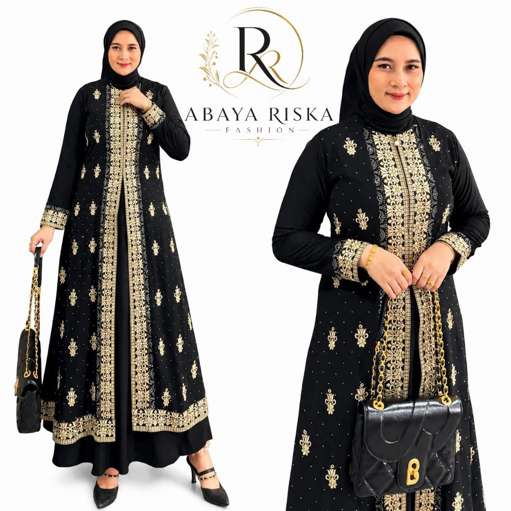 Jual Model Gamis Rempel Bawah Kombinasi Terlengkap & Harga Terbaru Juli ...