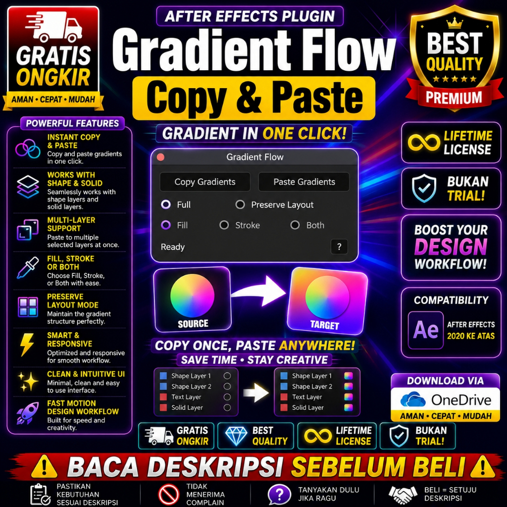 After Effects Plugin - Gradient Flow v1.0 - WIN - 310526