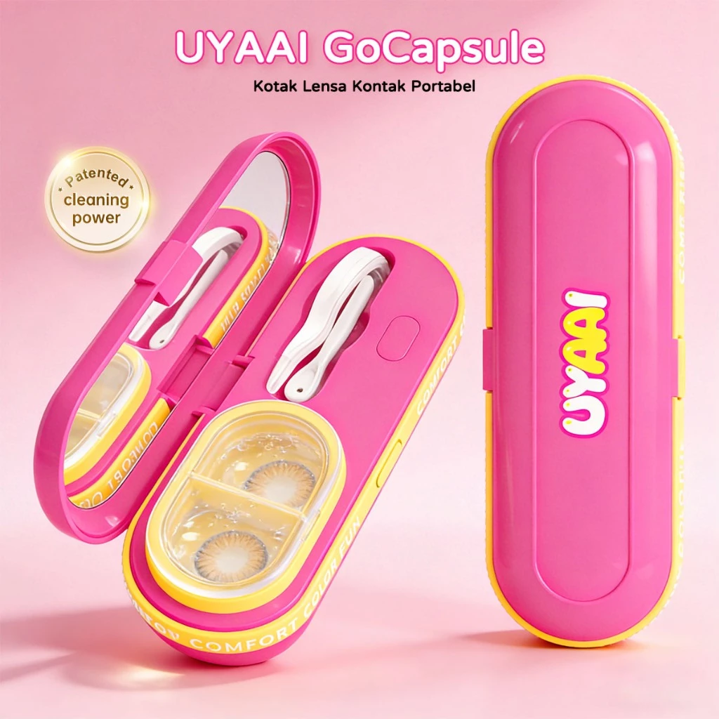 Mesin Pembersih Kontak Lensa Softlens Elektrik USB Portabel