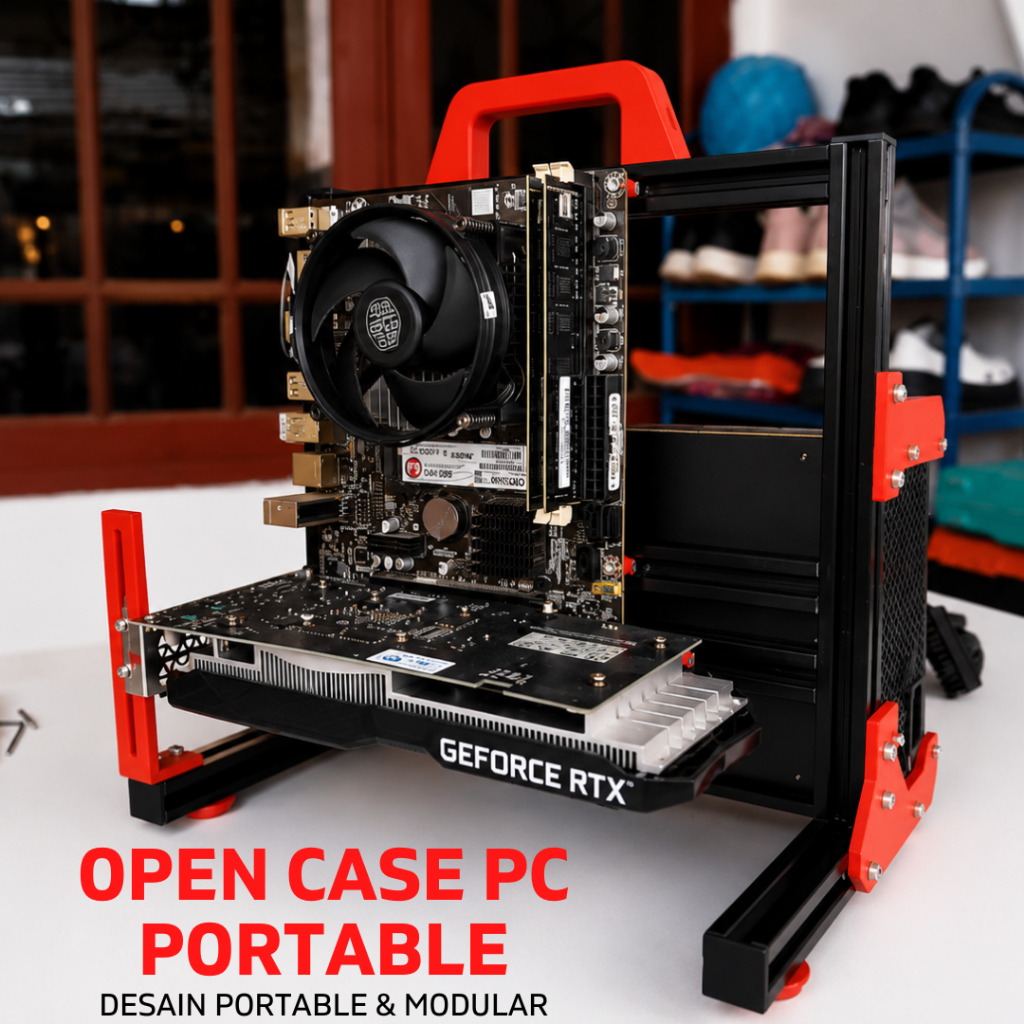 Jual Open Case PC Portable PC Test Bench Modular ATX mATX mini-ITX ...