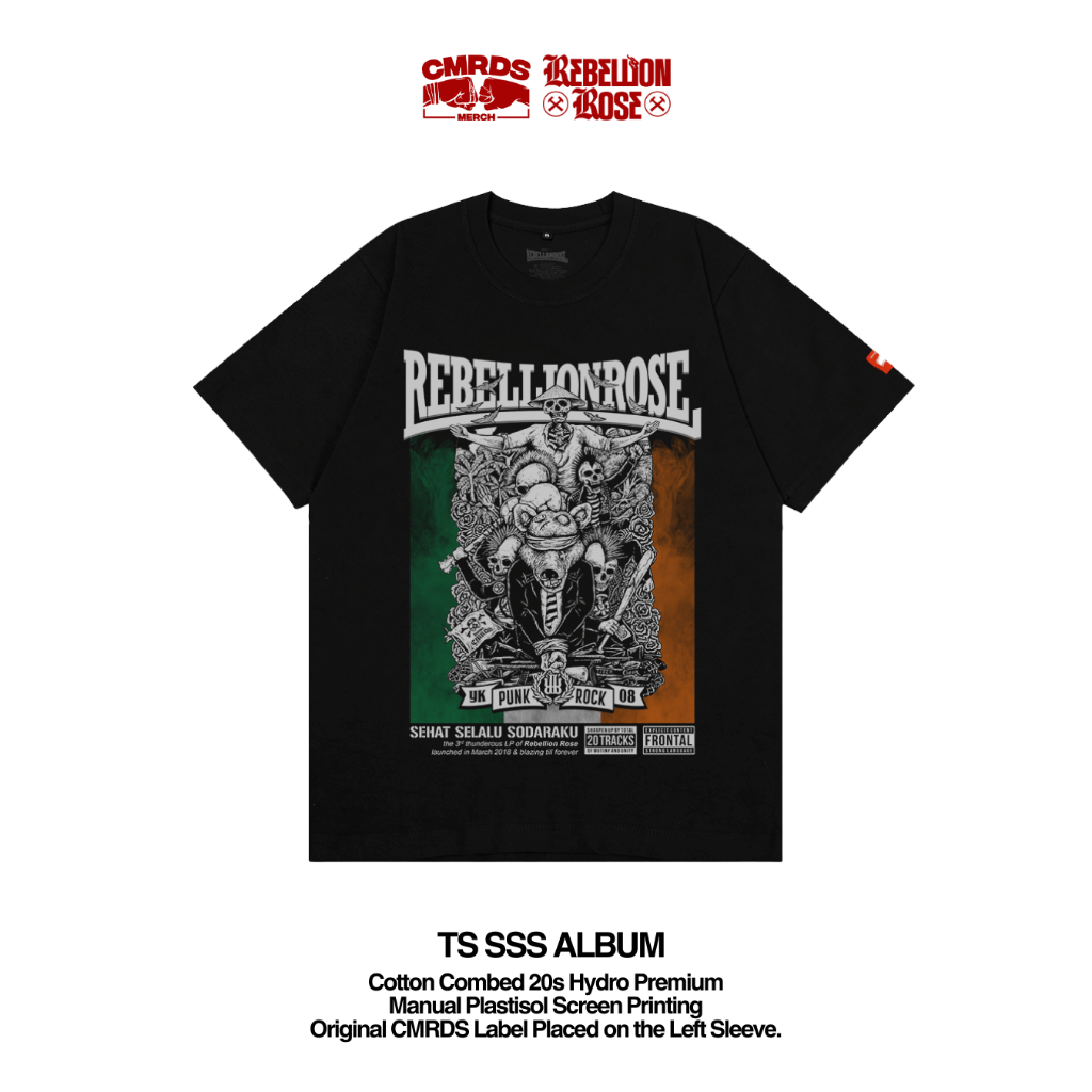 Jual READY STOCK - TS SSS ALBUM 2024 BK - Kaos Rebellion Rose Original ...