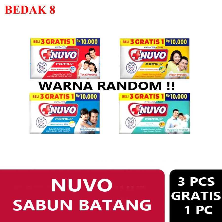 [BELI 3 GRATIS 1] NUVO Sabun Batang