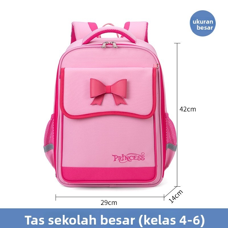 Jual Tas Ransel Sekolah Anak SD BOBDOG Model Princess Pita Cantik & Desain  Gaya Inggris Anti Beban Tulang Belakang Tahan Air Waterproof untuk SD Kelas  1‑6 | Shopee Indonesia