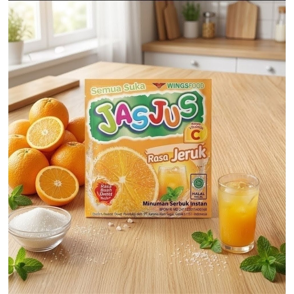Jual Jasjus Minuman Serbuk Rasa Jeruk 10 Sachet | Shopee Indonesia