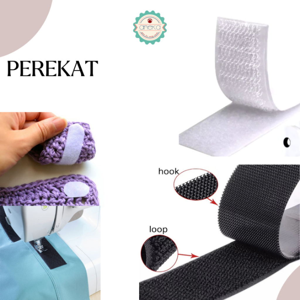 Jual KATALOG - [1 METER] Perekat Hook and Loop / Perepet / Magic Tape ...