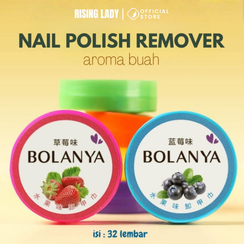 ( COD ) Nail polish remover tissue Aroma Buah / nail polish varnish remover tisu pembersih cat kuku kutek
