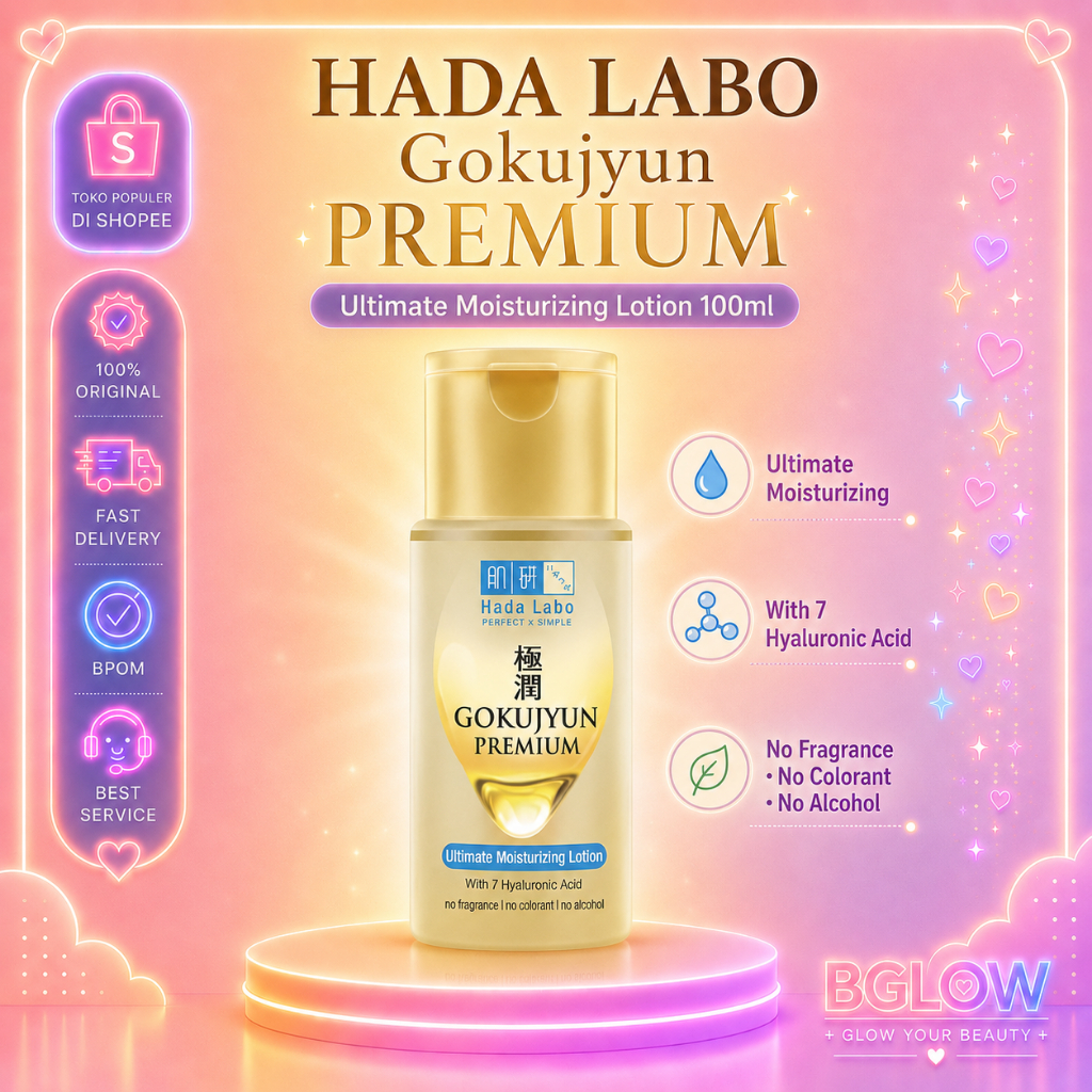 Jual HADA LABO Gokujyun PREMIUM Ultimate Moisturizing Lotion100 ml ...