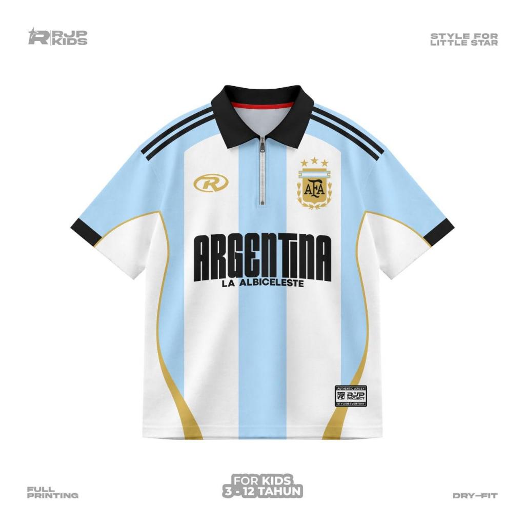 Jual MINIMOVERS Jersey Anak Argentina Full Printing World Cup 2026 ...
